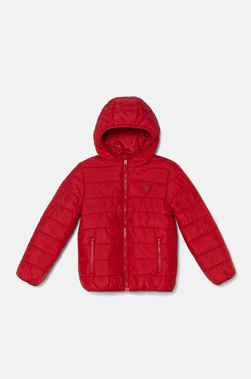 Detská bunda Guess červená farba, H4BJ10 WCFM0