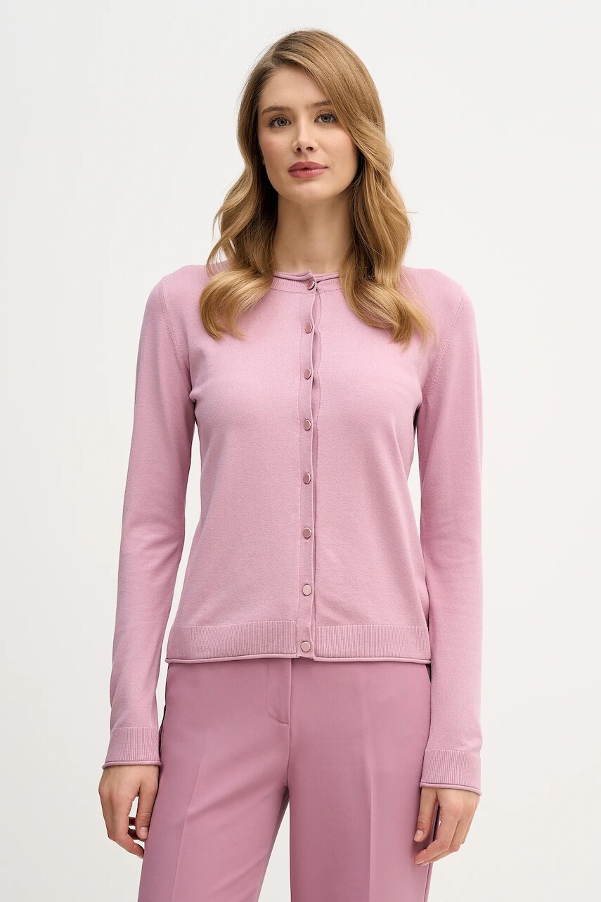 Kardigán Sisley čierna farba, ľahký, 17Q3M5203