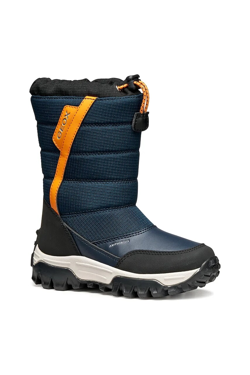 Detské snehule Geox HIMALAYA ABX čierna farba, J26FRA.0FU54