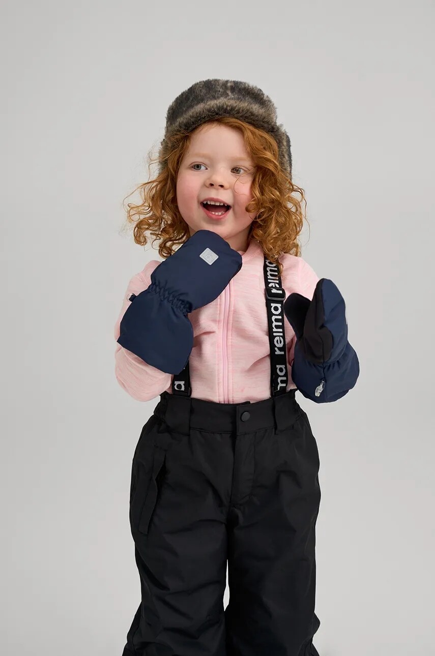 Detské rukavice Reima Nouto tmavomodrá farba, 5300109A