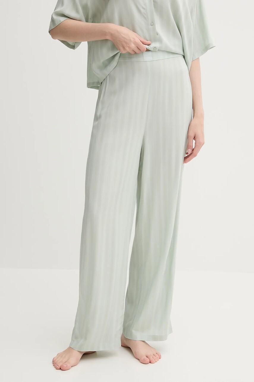 Pyžamové nohavice Calvin Klein Underwear biela farba, 000QS7257E