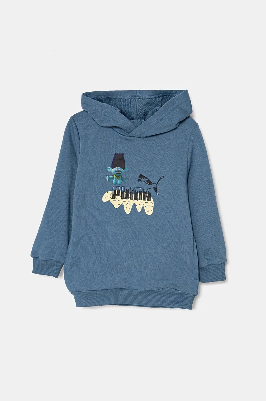 Detská mikina Puma X TROLLS Hoodie TR s kapucňou, s potlačou, 627378