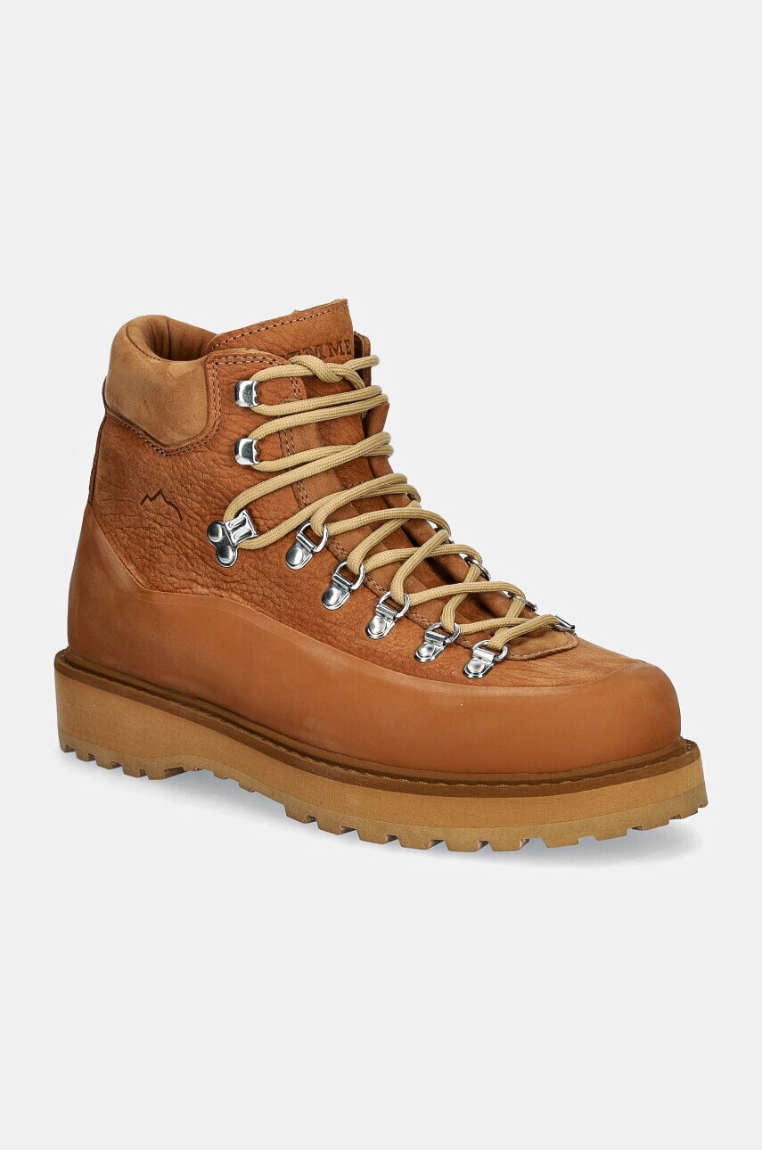 Členkové topánky Diemme Roccia Vet Gomma pánske, hnedá farba, DI24FWRVM-F01L011COG