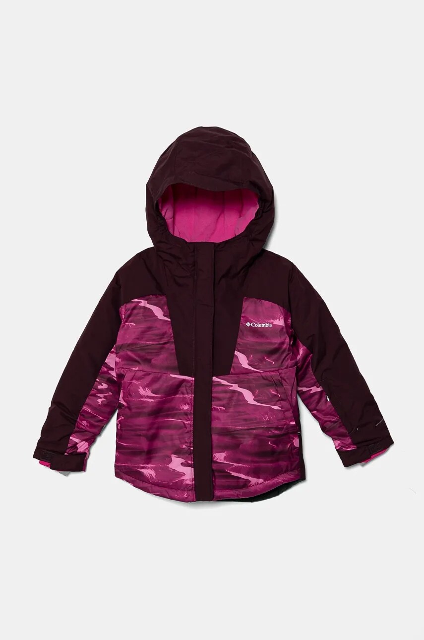 Detská bunda Columbia Mighty Mogul bordová farba, 2096971