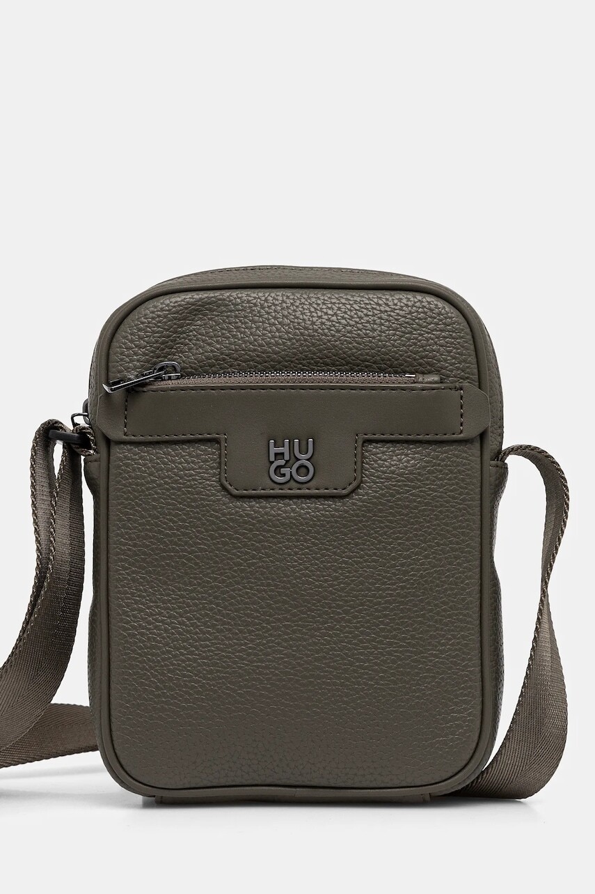 Malá taška HUGO zelená farba, 50529484