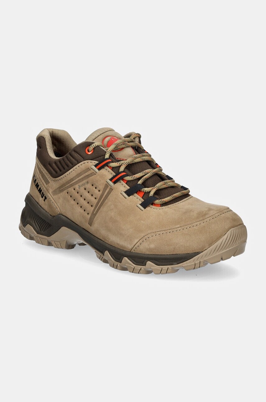 Topánky Mammut Mercury IV Low GTX pánske, béžová farba, jemne zateplené, 3030.04700