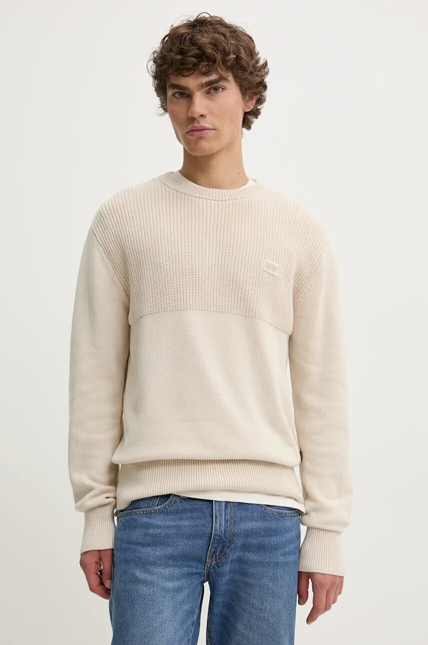 Sveter G-Star pánsky, béžová farba, D25127-C868