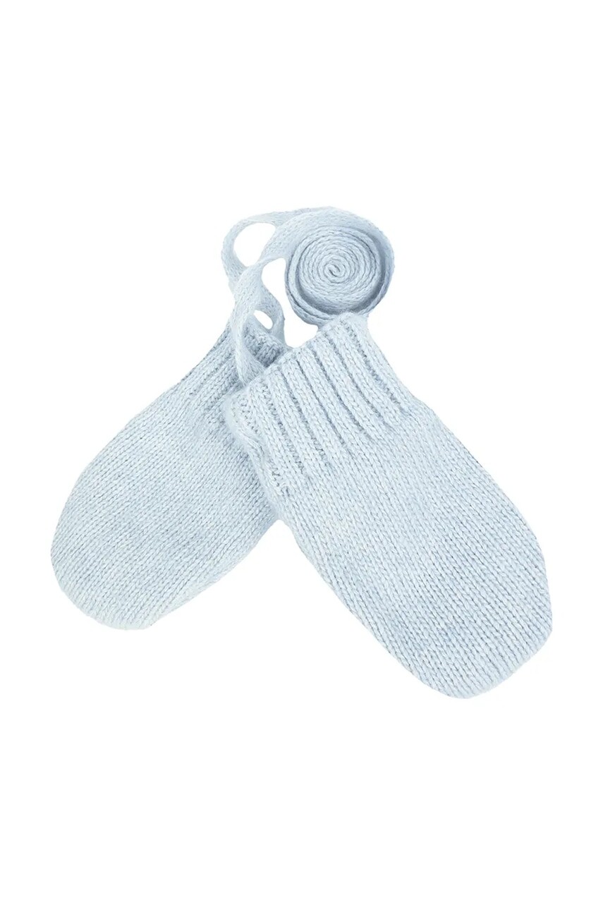 Detské vlnené rukavice Jamiks NIKA béžová farba, JZH408