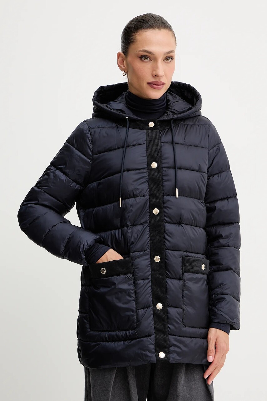 Bunda MICHAEL Michael Kors čierna farba, 77B6682M42