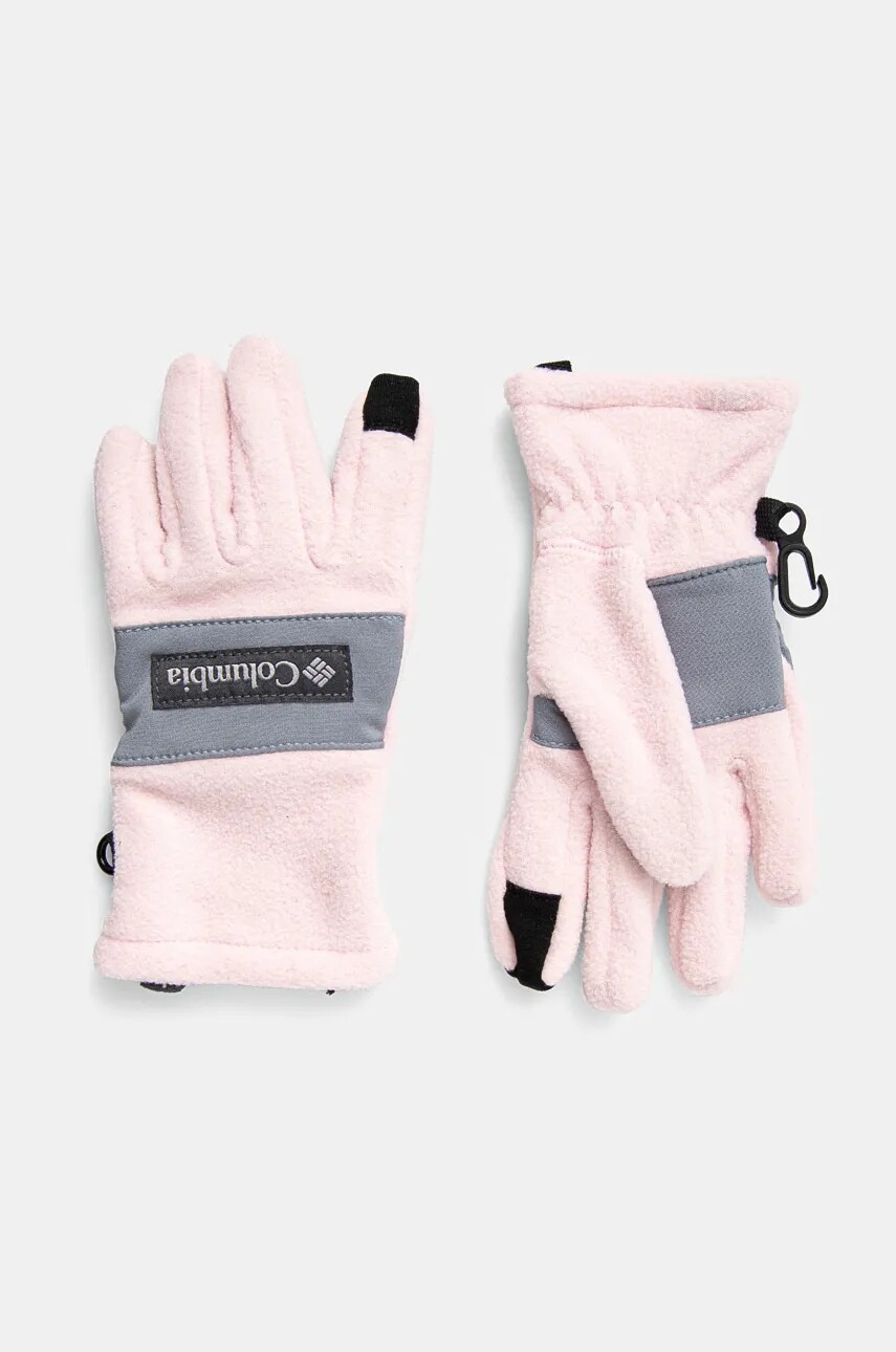 Detské rukavice Columbia Fast Trek ružová farba, 2094131