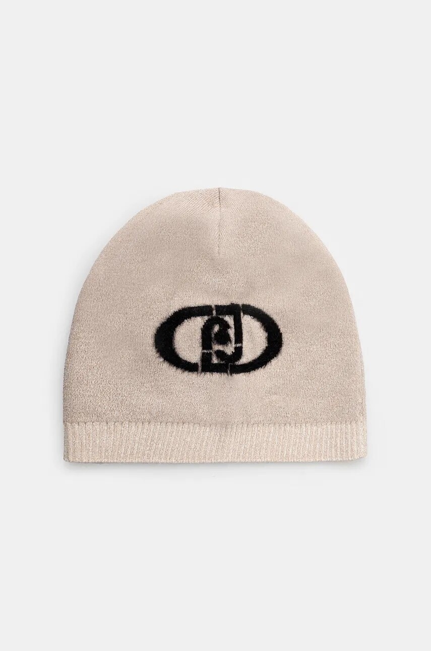 Čiapka Liu Jo béžová farba, TF4287 MA94O