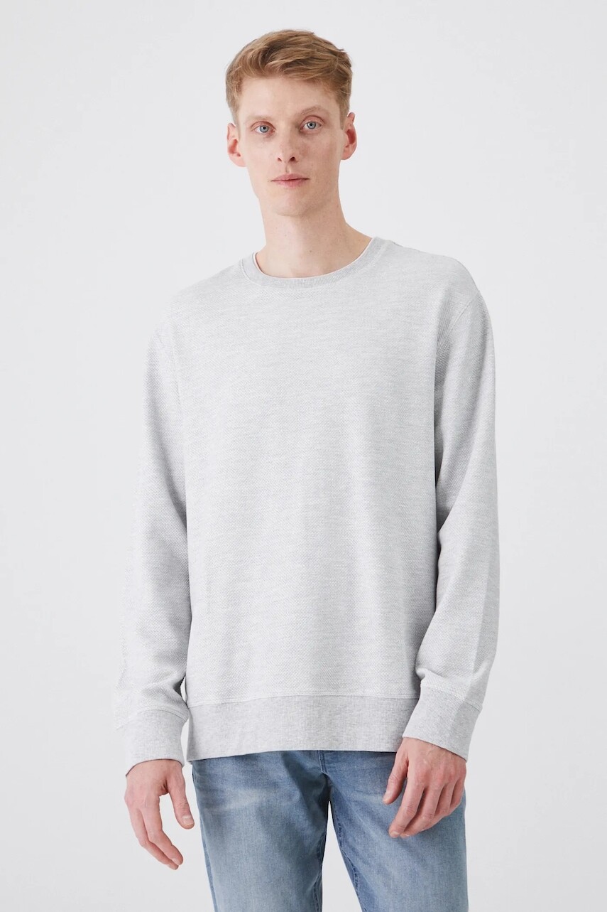 Tričko s dlhým rukávom Medicine šedá farba, jednofarebná