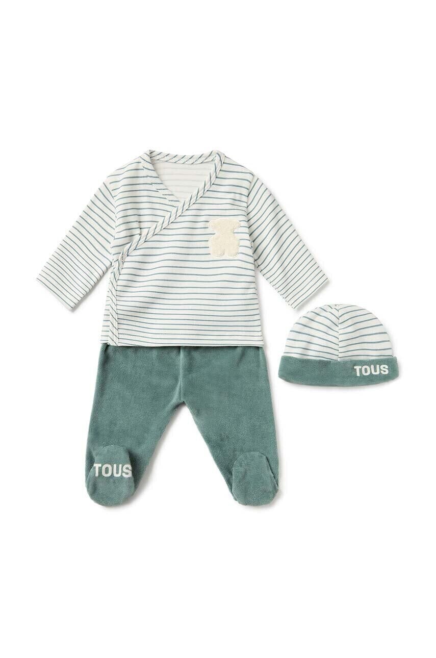 Detská bavlnená súprava Tous Classic zelená farba, Classic.2102