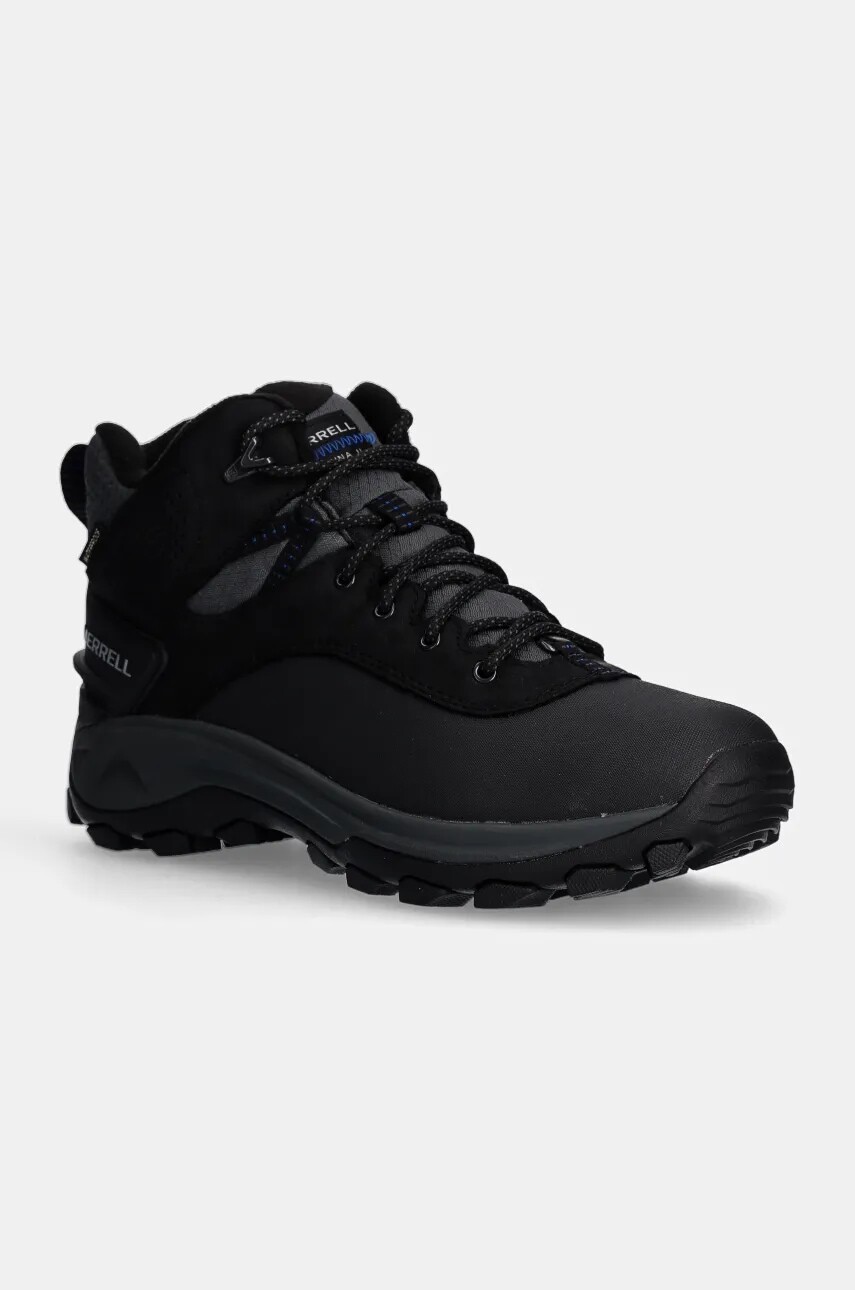 Topánky Merrell Thermo Kiruna 2 Mid Waterproof pánske, čierna farba, zateplené, J037239