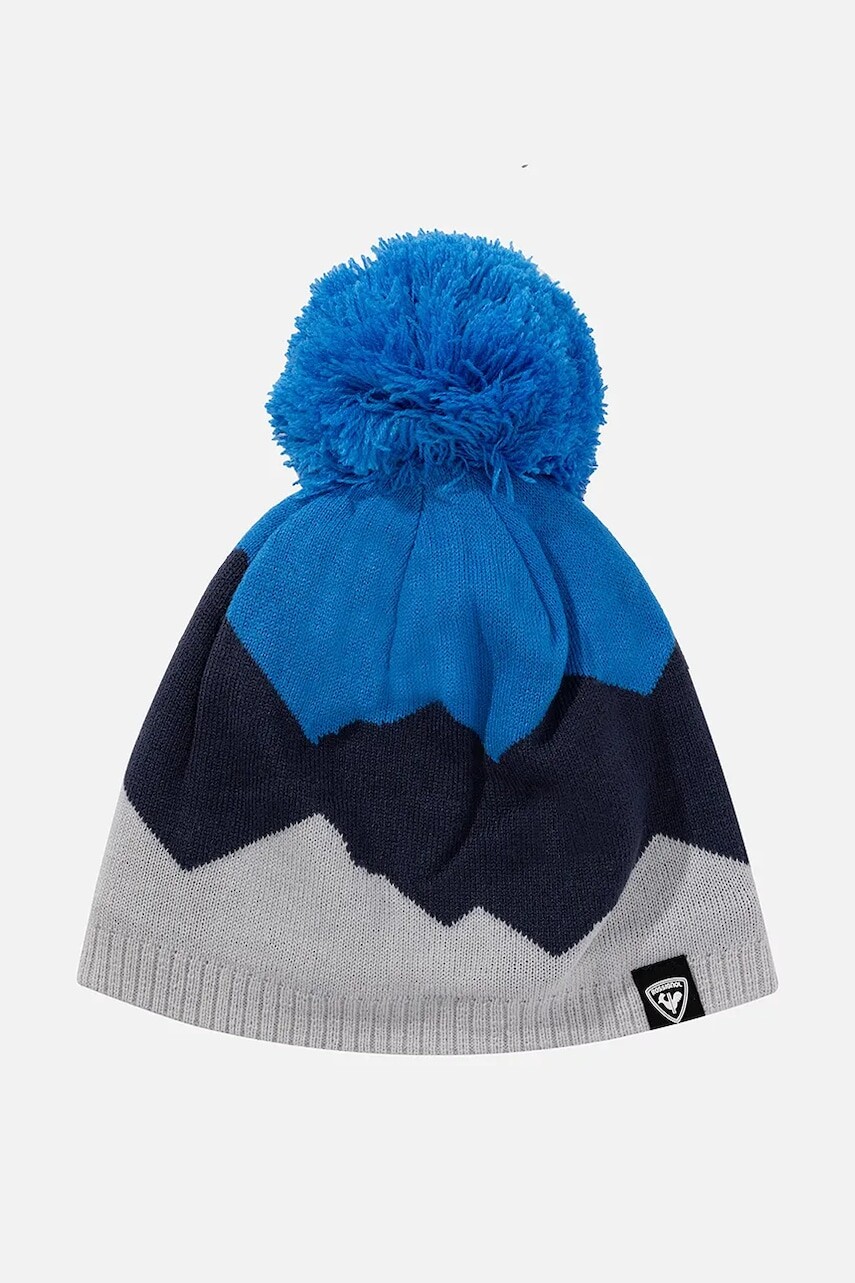 Detská čiapka Rossignol MILO modrá farba biela, RLNYH02