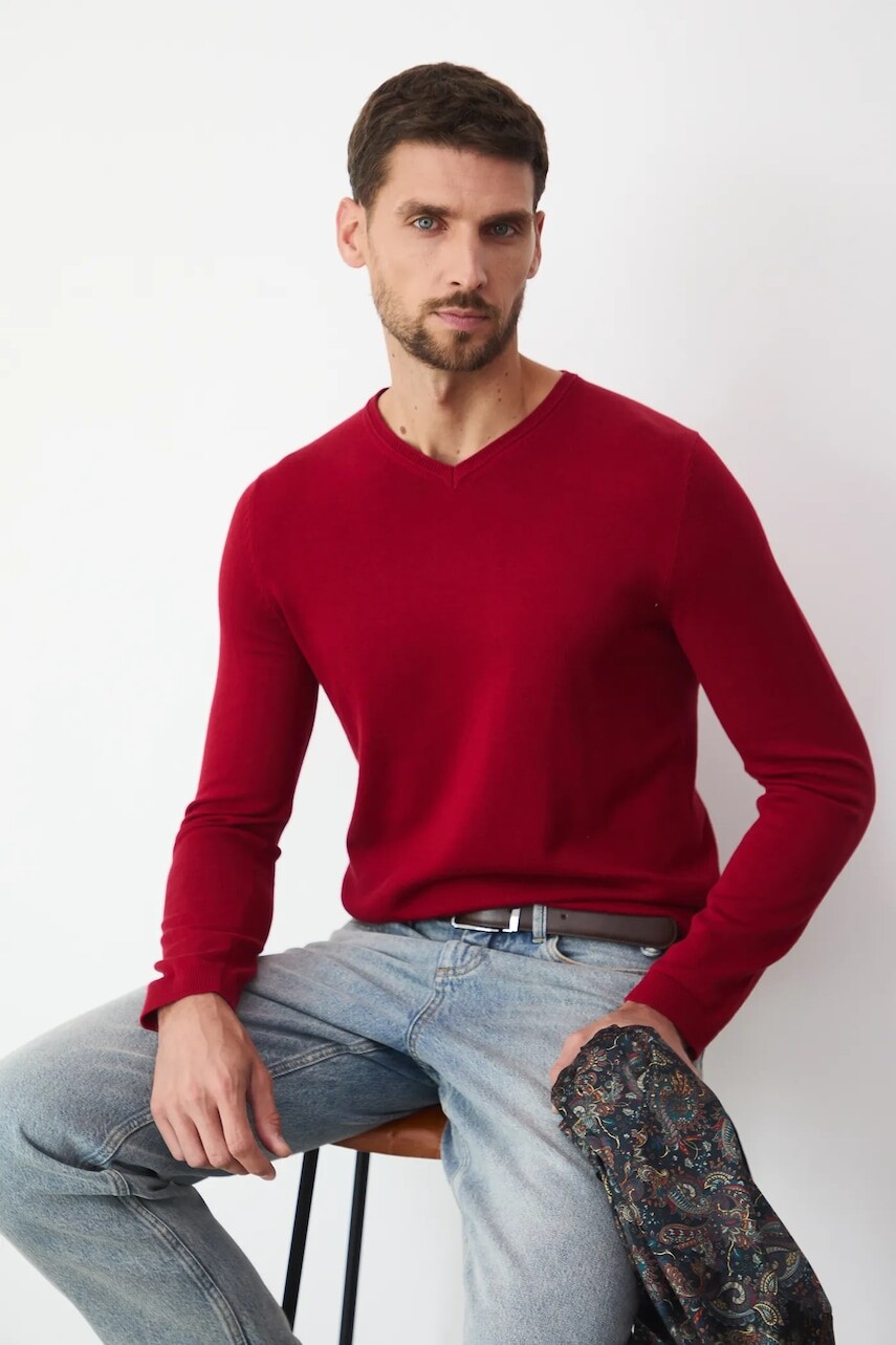 Bavlnený sveter Medicine ružová farba, ľahké