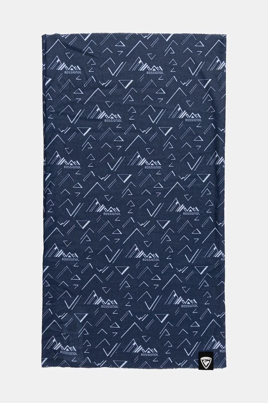 Šál komín Rossignol Rossi čierna farba, vzorovaná, RLNMH11
