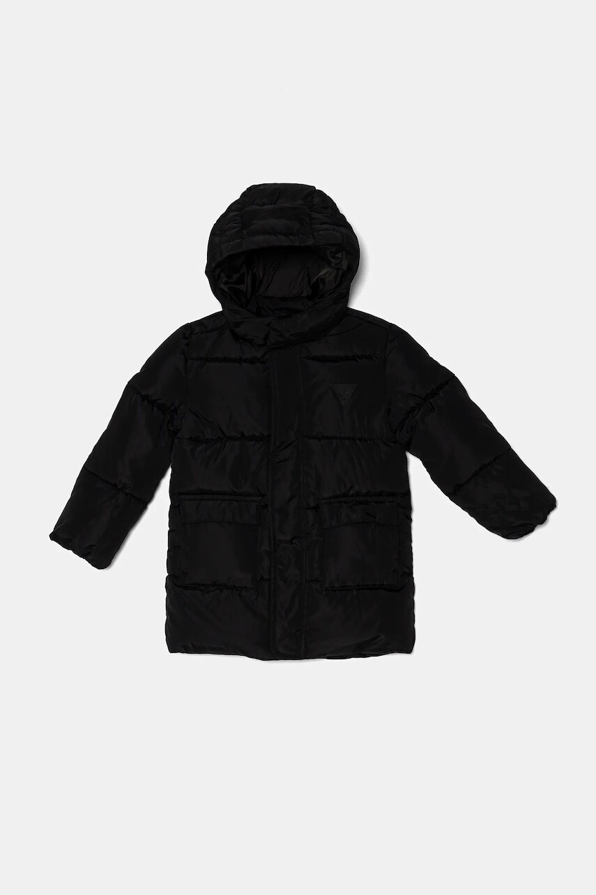 Detská bunda Guess čierna farba, N4BL02 WB240