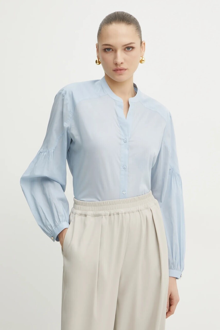 Bavlnená košeľa Boss Orange dámska, voľný strih, 50509827