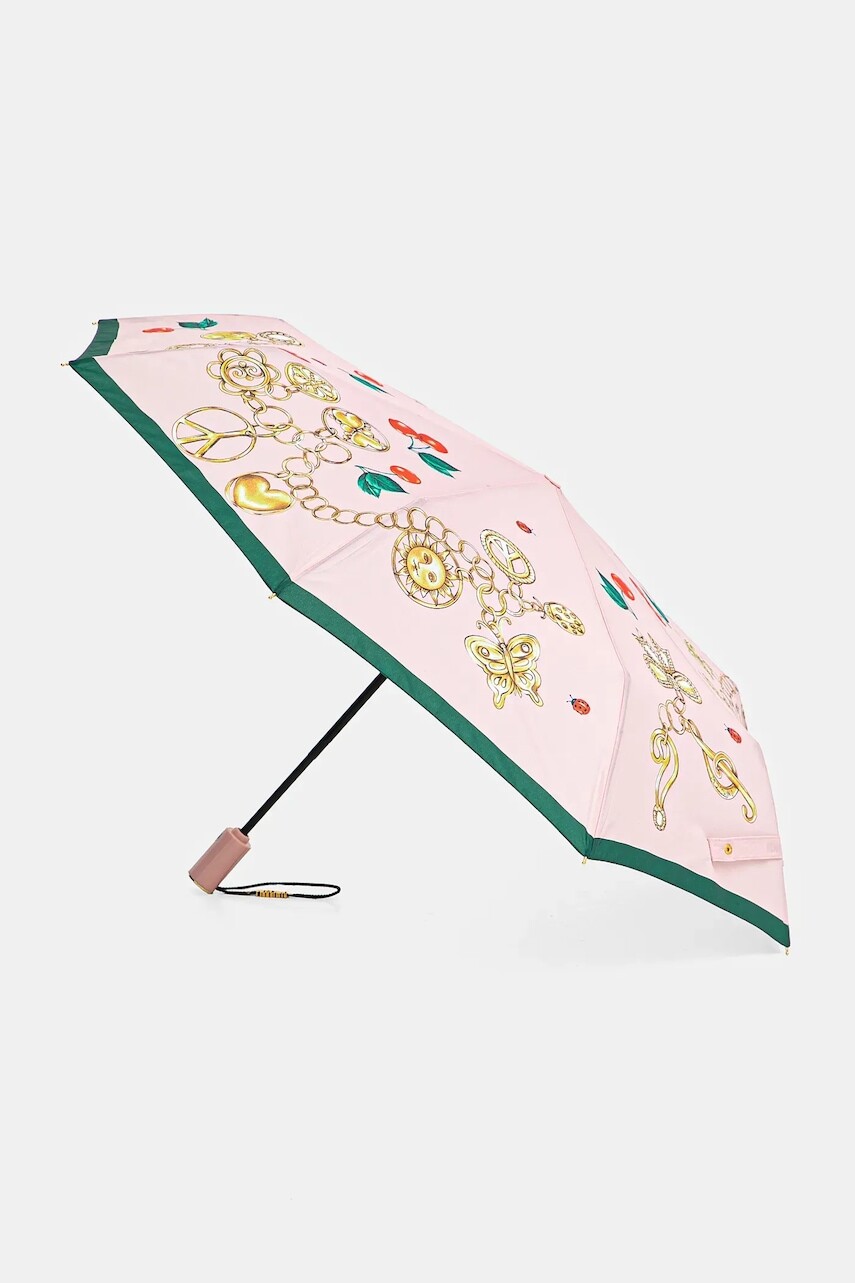 Dáždnik Moschino ružová farba, 8990