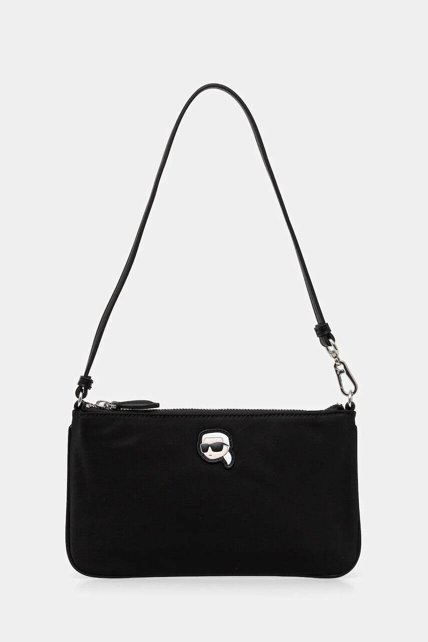 Kabelka Karl Lagerfeld IKON čierna farba, A1W32038