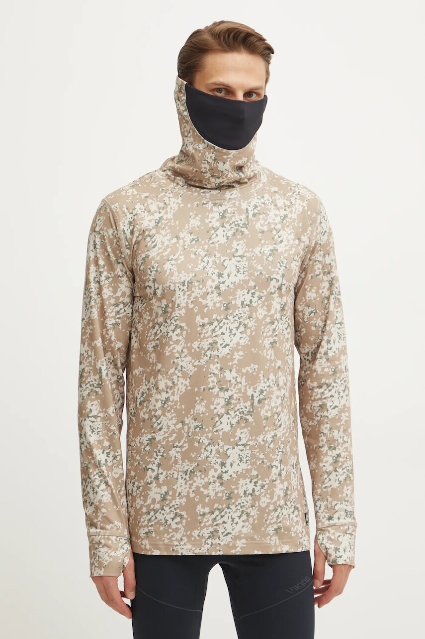 Funkčné tričko s dlhým rukávom Burton Midweight Base Layer zelená farba, 132031