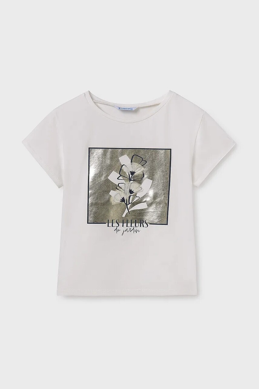 Detské tričko Mayoral béžová farba, 6020