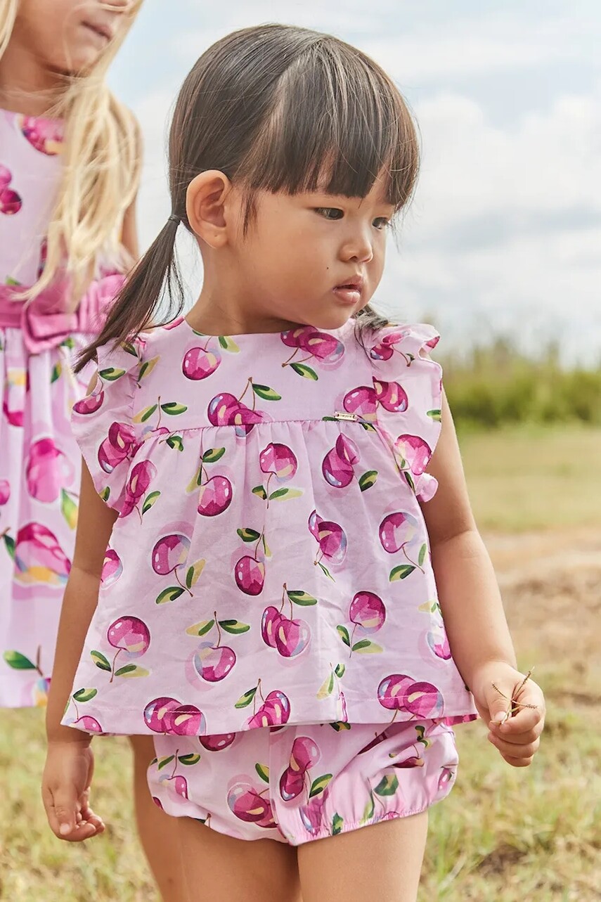 Detská bavlnená súprava Mayoral ružová farba, 1238