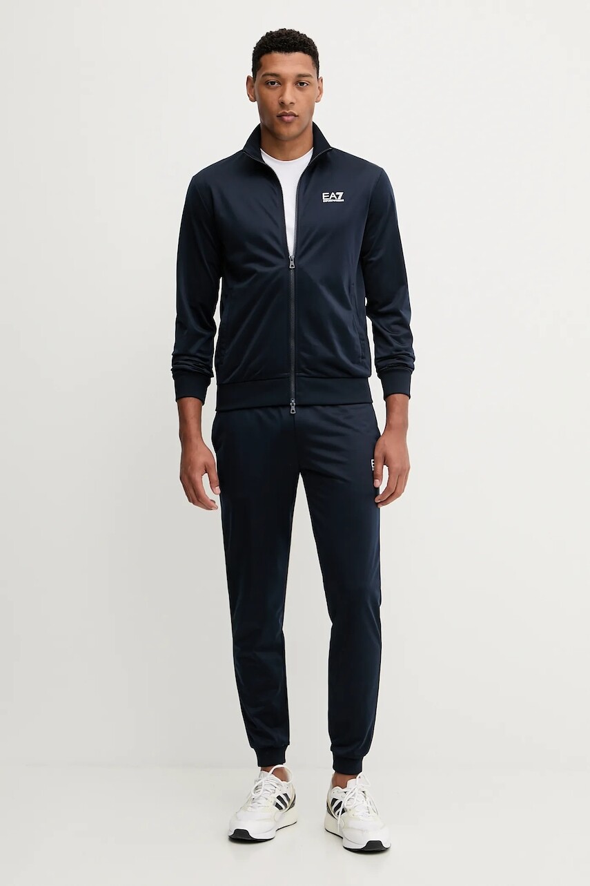 Tepláková súprava EA7 Emporio Armani čierna farba, PJHCZ.8NPV65