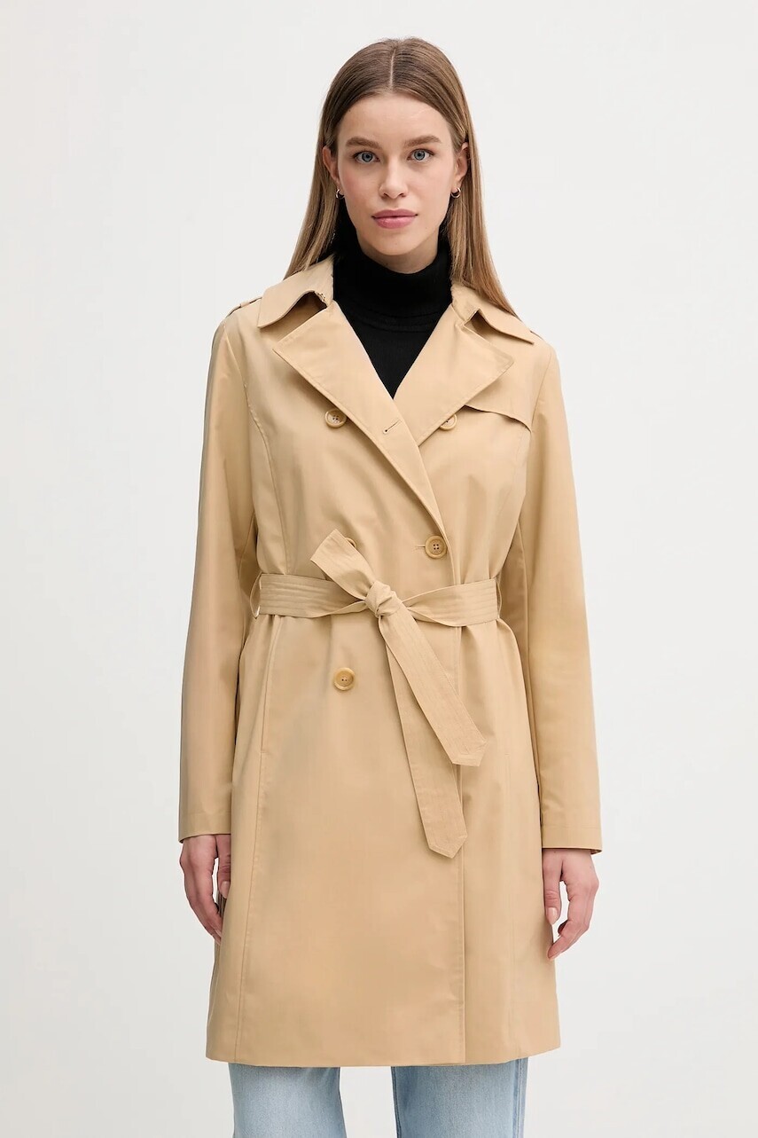 Kabát Joop! čierna farba, prechodný, dvojradový, 30044769 10017375