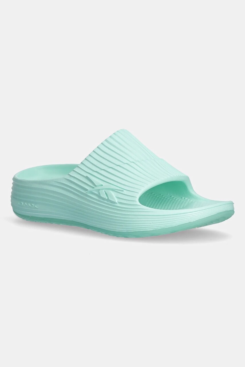 Šľapky Reebok Classic DMX RECOVERY SLIDE zelená farba, 100221199