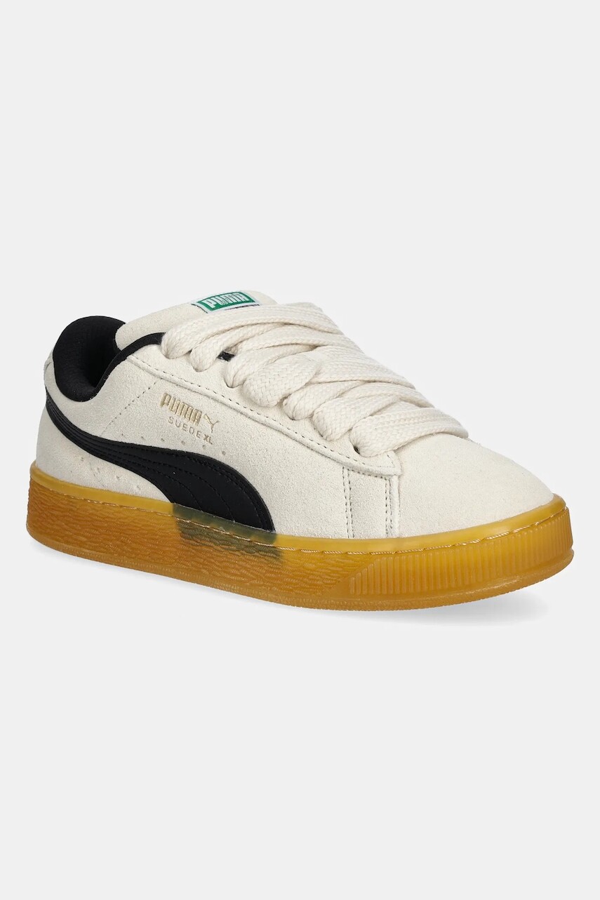 Semišové tenisky Puma Suede XL Dark Risk béžová farba, 401348