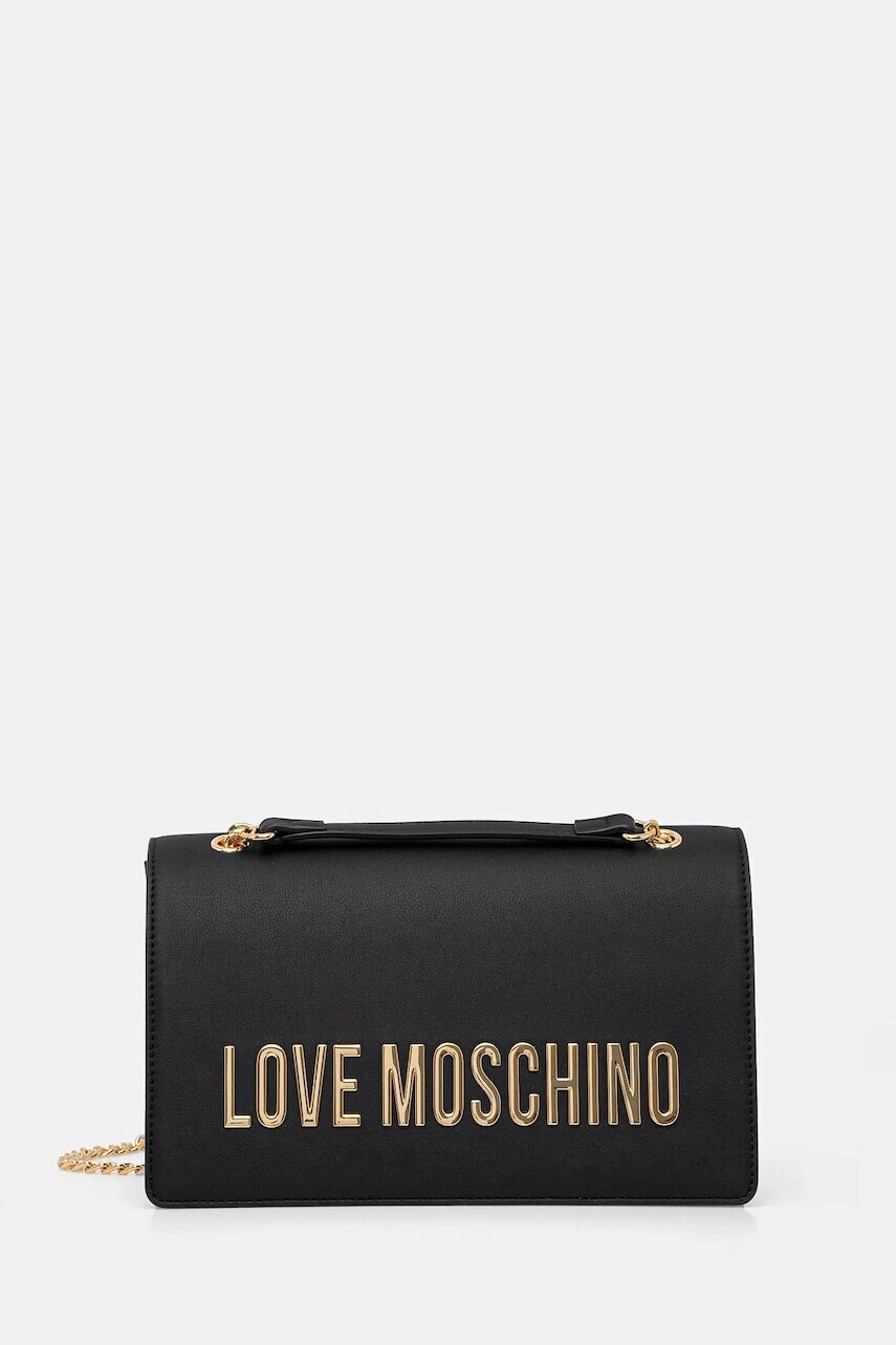 Kabelka Love Moschino čierna farba, JC4192PP1