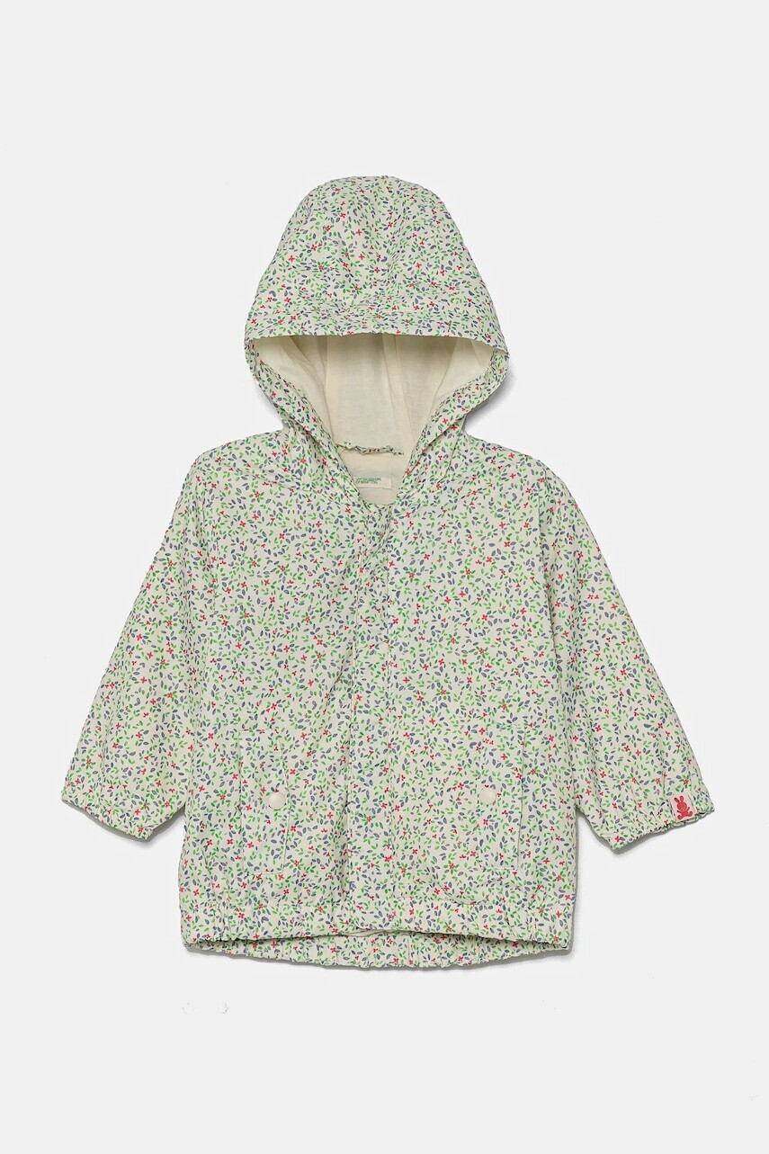 Bunda United Colors of Benetton béžová farba, 2Z98AN00T