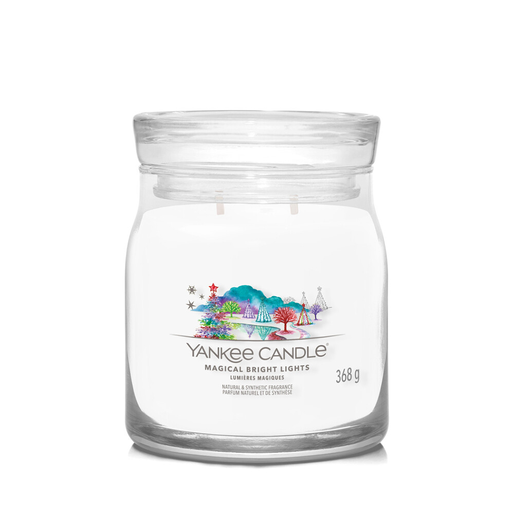 YANKEE CANDLE 1743368E MAGICAL BRIGHT LIGHTS STREDNA SVIECKA SIGNATURE, 368G