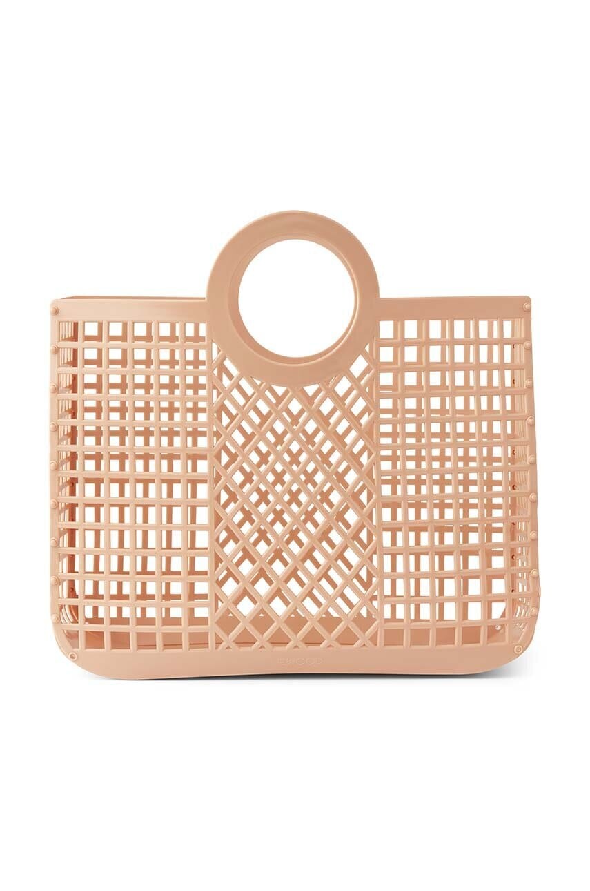 Detský košík Liewood Bloom ružová farba