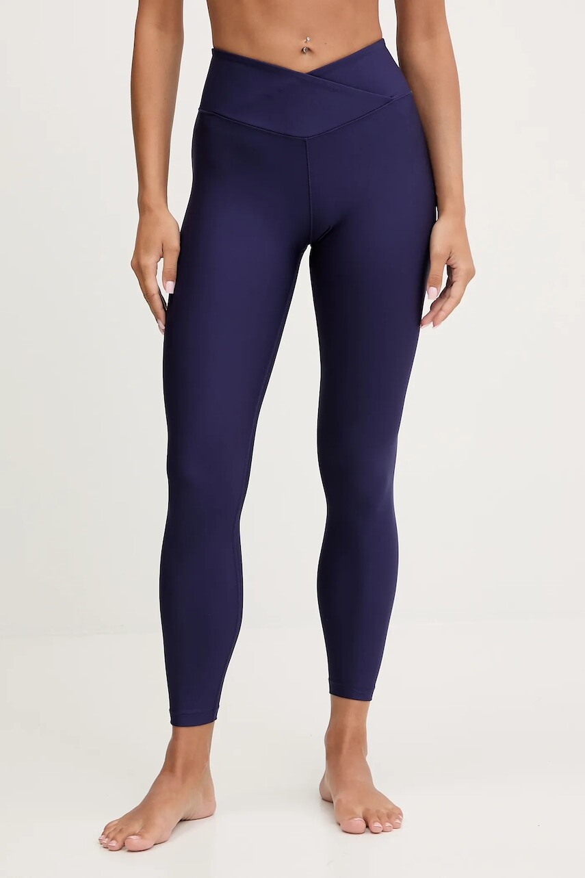 Legíny na jogu Casall čierna farba, jednofarebná