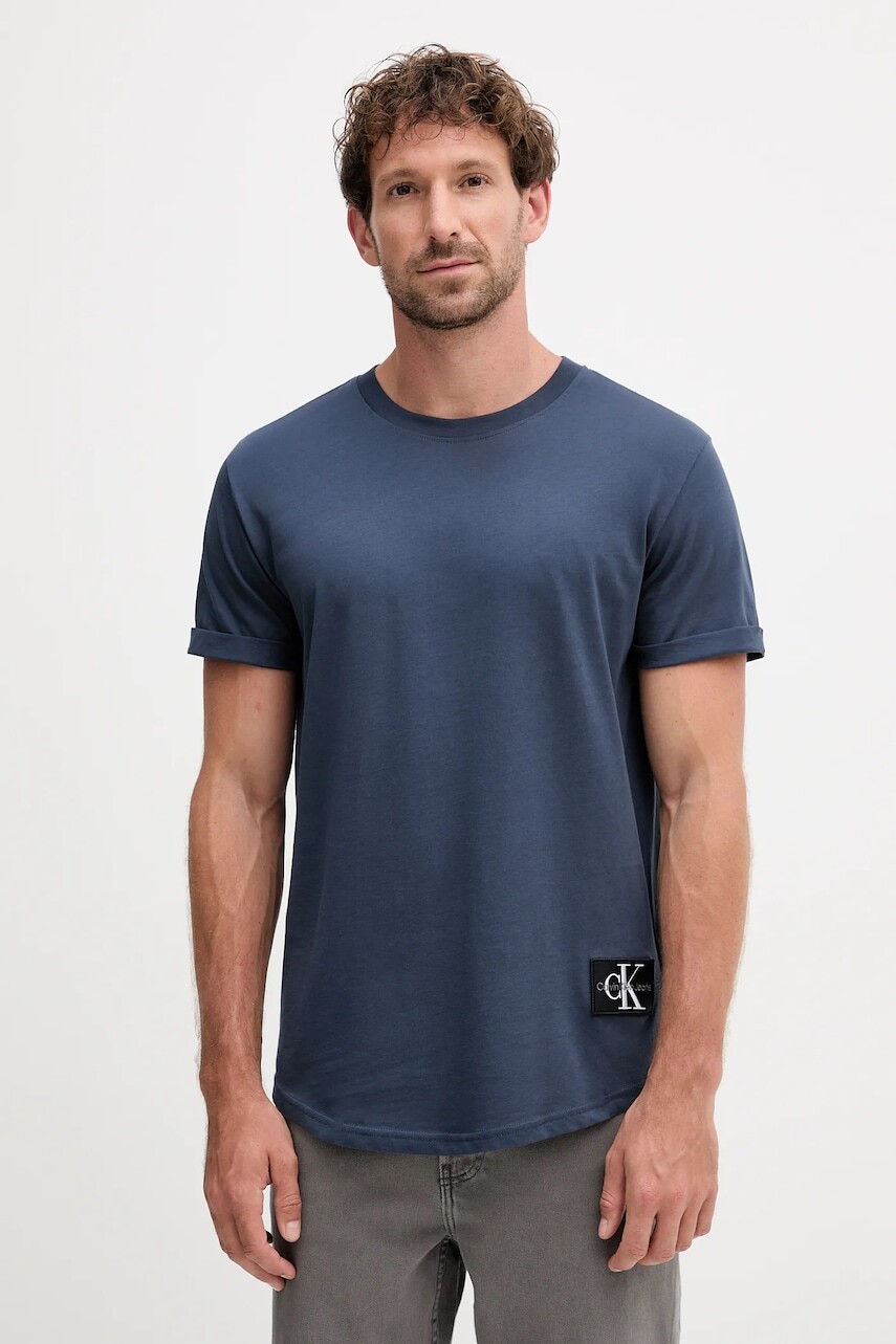 Bavlnené tričko Calvin Klein Jeans pánske, s nášivkou, J30J323482