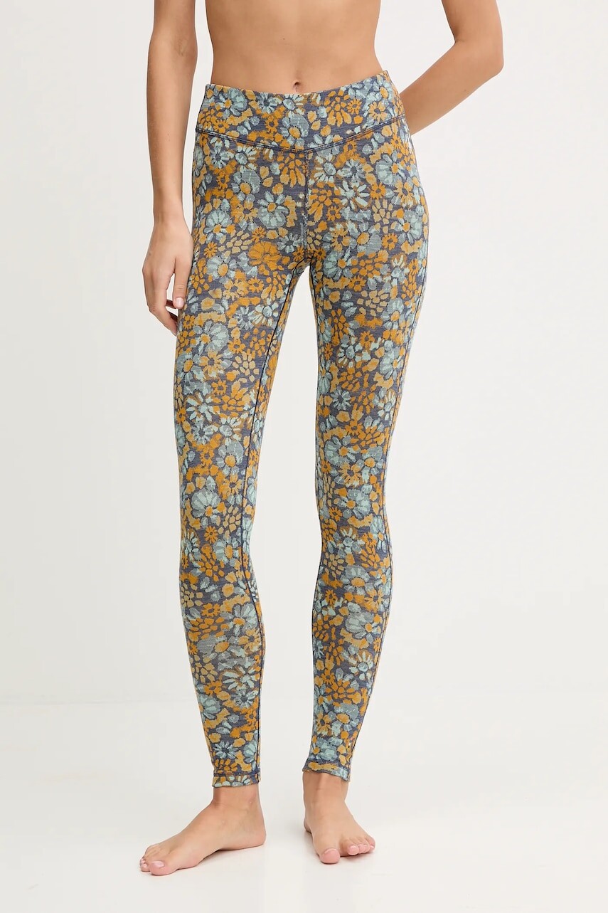 Funkčné legíny Smartwool Classic Thermal Merino fialová farba, SW018809