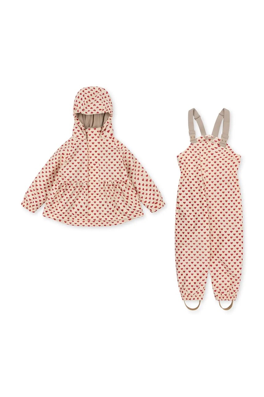 Detská súprava do dažďa Konges Sløjd béžová farba