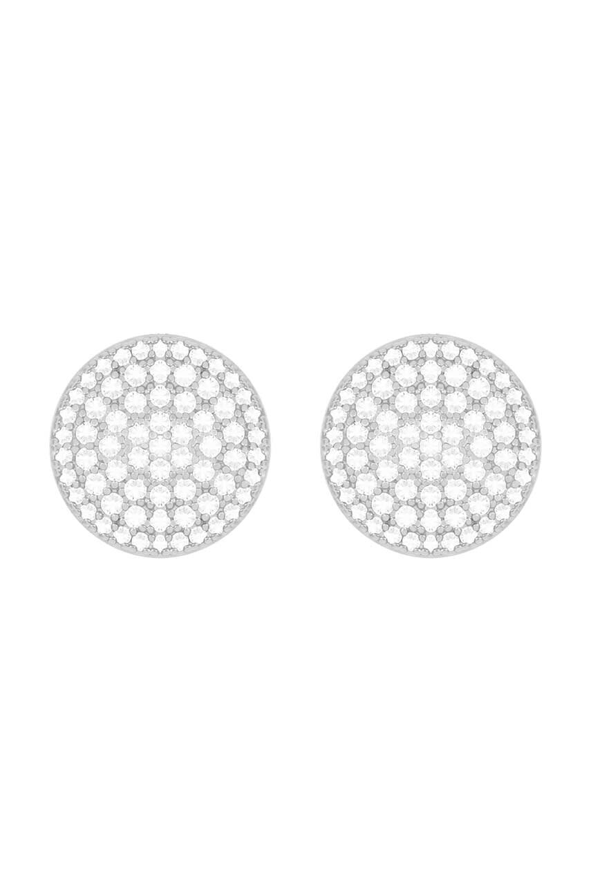 Postriebrené náušnice Lilou Microsetting 1/10/KOL/BIC/SR