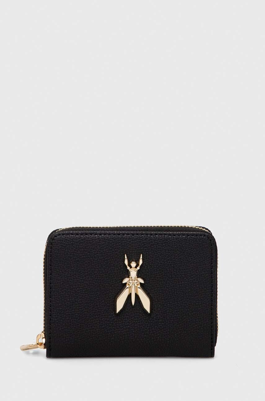 Kožená peňaženka Patrizia Pepe dámska, čierna farba, 8Q0017 L001