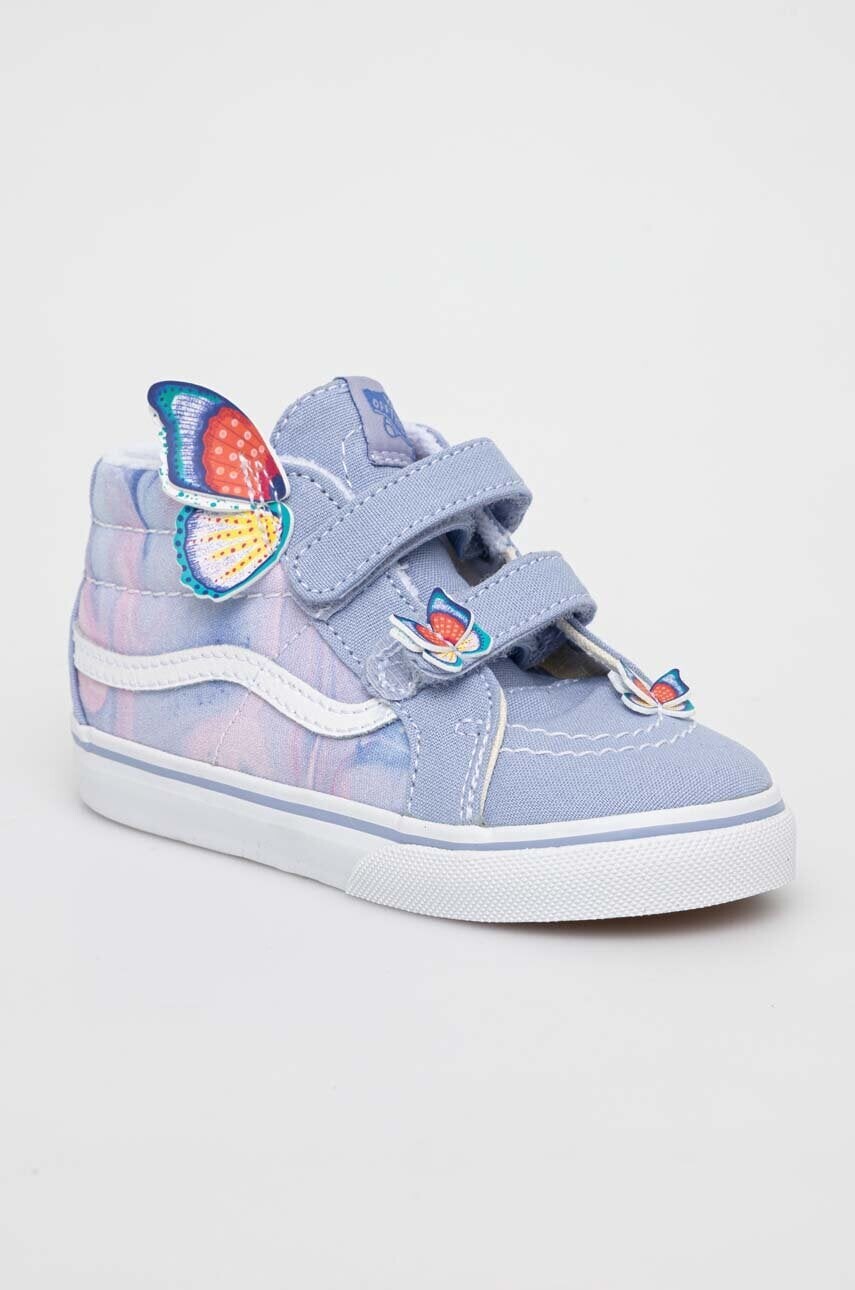 Detské tenisky Vans SK8-Mid Reissue Butterfly tyrkysová farba, VN000D0QPRP1