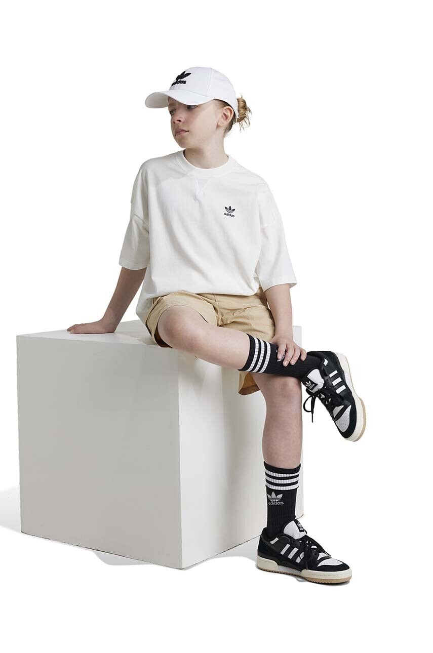 Detské bavlnené tričko adidas Originals TEE biela farba, jednofarebné, IX7599