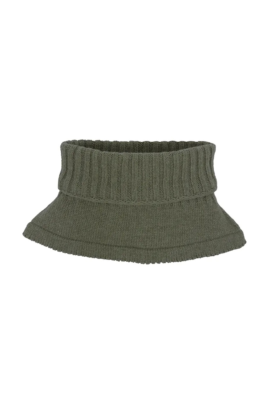 Detský vlnený kominový šál Jamiks ALINE béžová farba, jednofarebný, JZH429