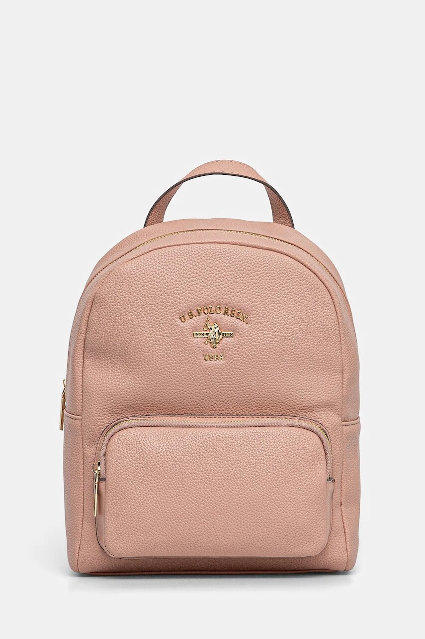 Ruksak U.S. Polo Assn. Stanford dámsky, ružová farba, malý, jednofarebný, BIUSS6211WVP