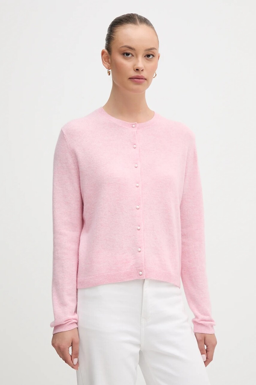 Sveter United Colors of Benetton fialová farba, ľahký, 1002D501U