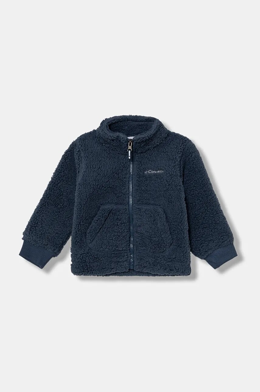 Mikina pre bábätká Columbia Rugged Ridge modrá farba, jednofarebná, 1908632