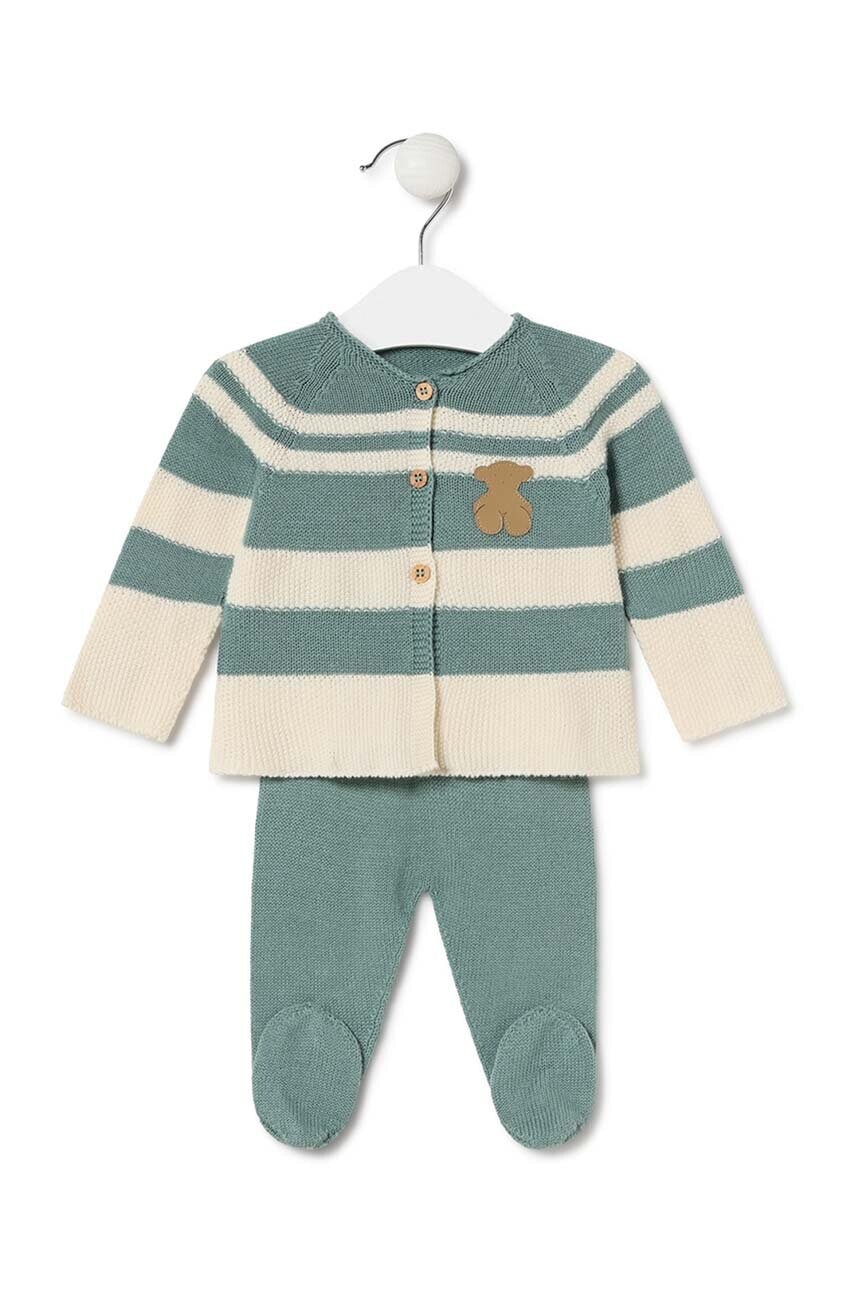 Detská bavlnená súprava Tous Tricot zelená farba, Tricot.2101