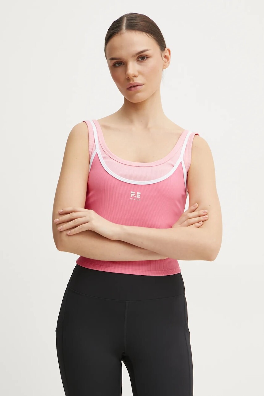 Top P.E Nation Forward dámsky, ružová farba, 243W134